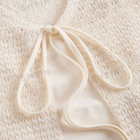 Long Sleeve Cream Shirt - Picture 3 of 7